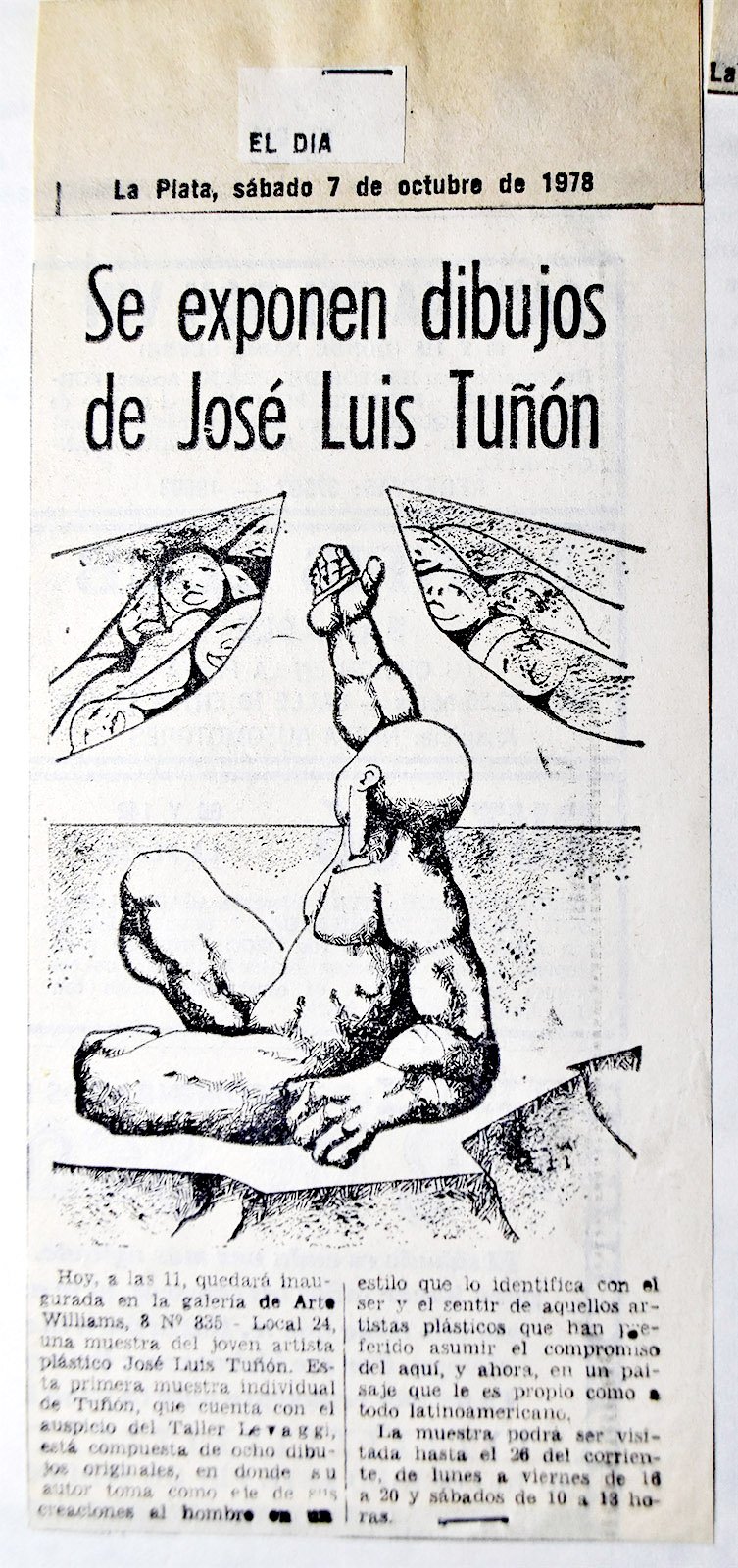 1978 GALERIA WILLIAMS ARTÍCULO