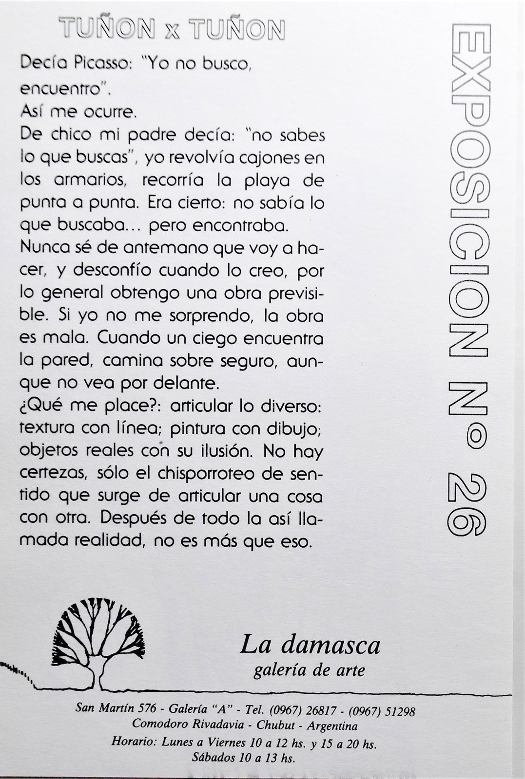 1990 DAMASCA CATÁLOGO