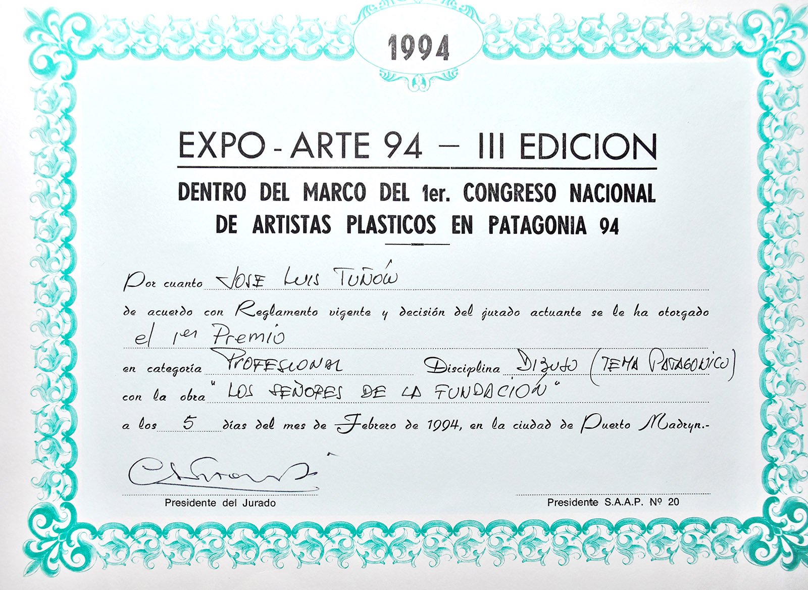 1994 MADRYN DIBUJO