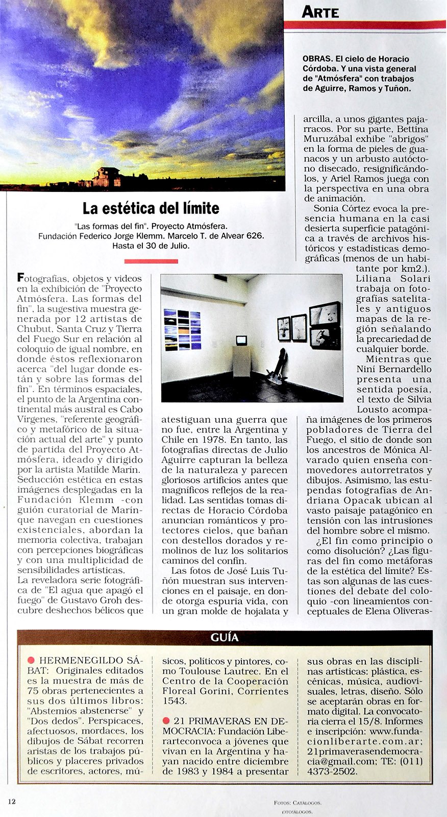 2007 PROYECTO ATMÓSFERA