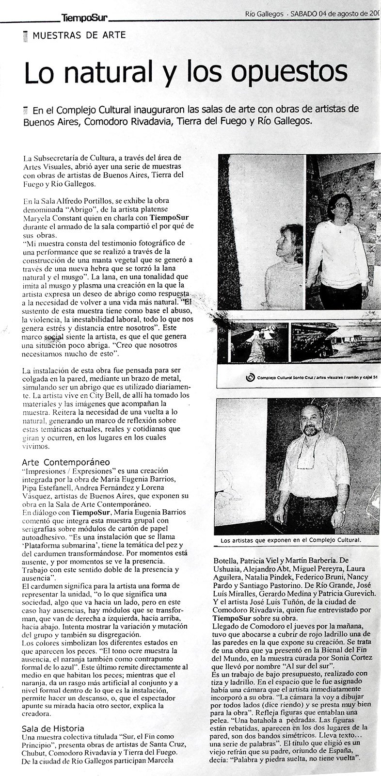 2007 SUR EL FIN COMO PRINCIPIO CCSC
