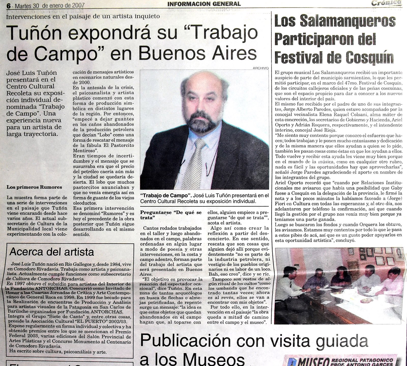 2007 TRABAJO DE CAMPO RECOLETA